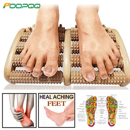 Wooden Foot Massager Stress Release Tool