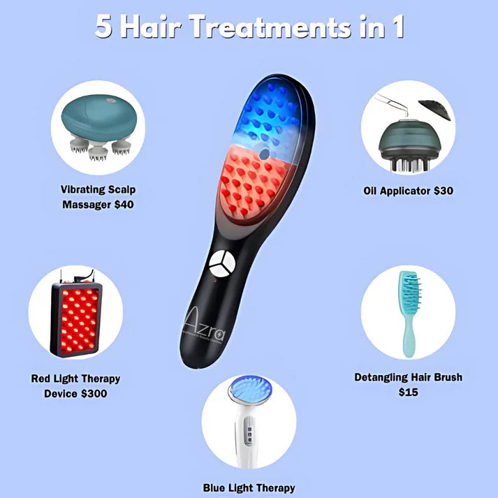 Hair Growth Brush with Steam & Vibration