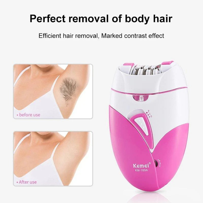 Kemei KM-189A USB Rechargeable Epilator For Women